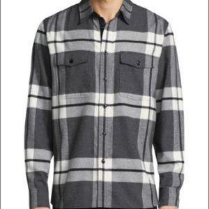 NWT Rag & Bone Men's Jack Brushed Flannel Shirt